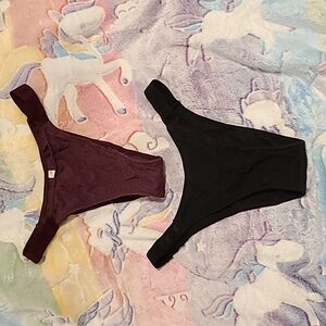 Two pair of PINK victoria secret panties